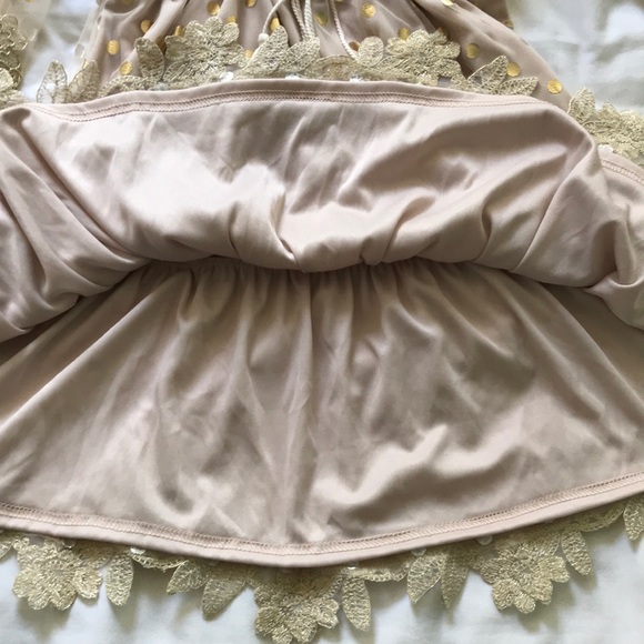 Polka Dots Sexy Mesh Dress - Picture 6 of 7